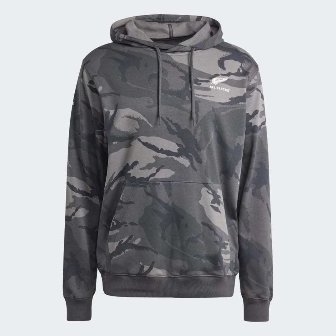 Adidas All Black Camo Hoodie image 0